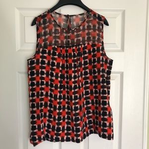 Kate spade sleeveless blouse size 10
